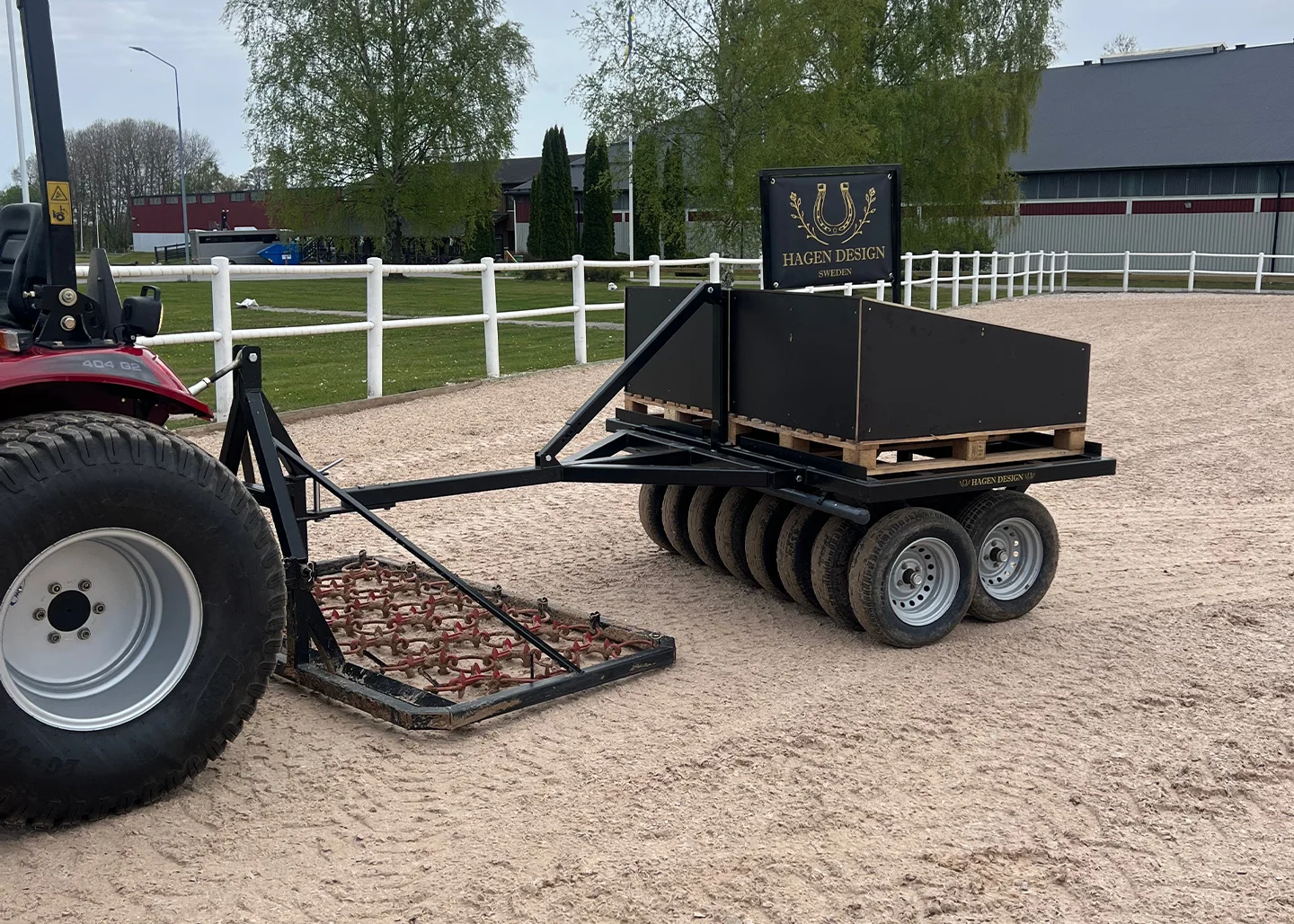 Däckvält utan Bevattning + Harvmatta